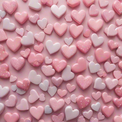 aesthetic heart background