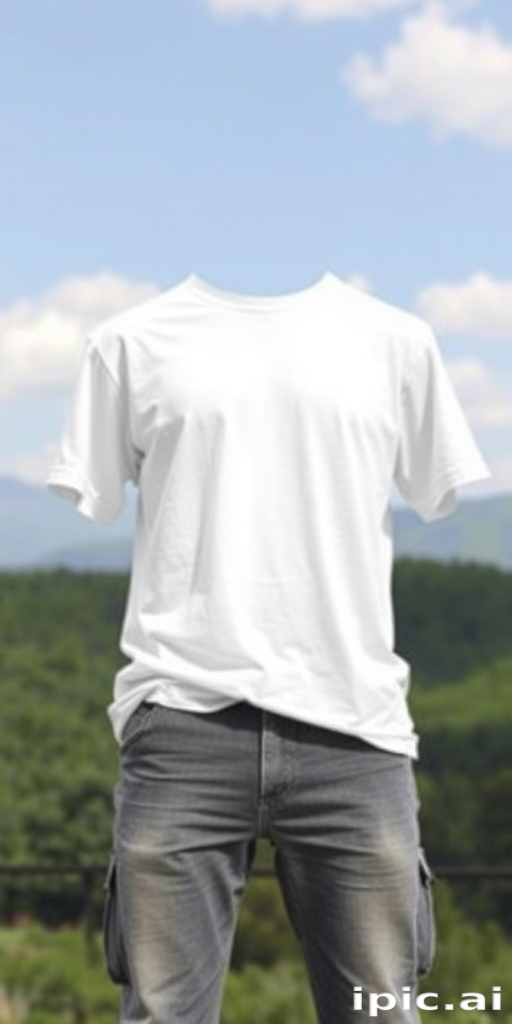 white tee shirt png