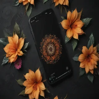 wallpaper for phone aesthetic black