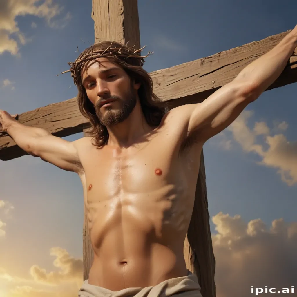 pictures of jesus on a cross