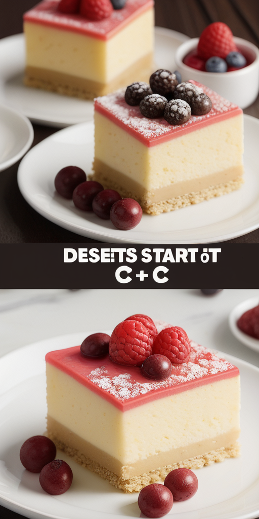 desserts that start with c