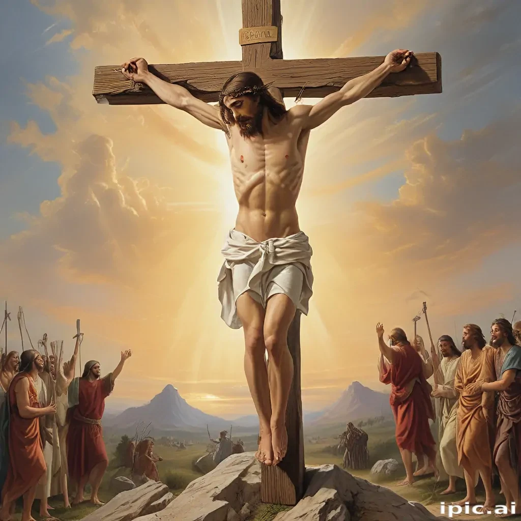 jesus on the cross picture