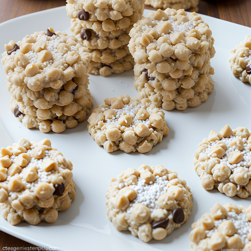 no bake rice krispie cookies