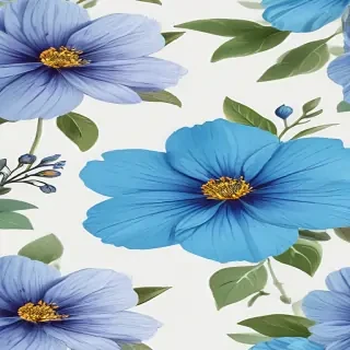 blue flowers png