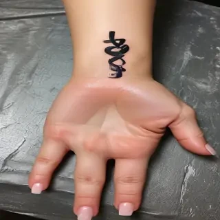 i love you sign language tattoo