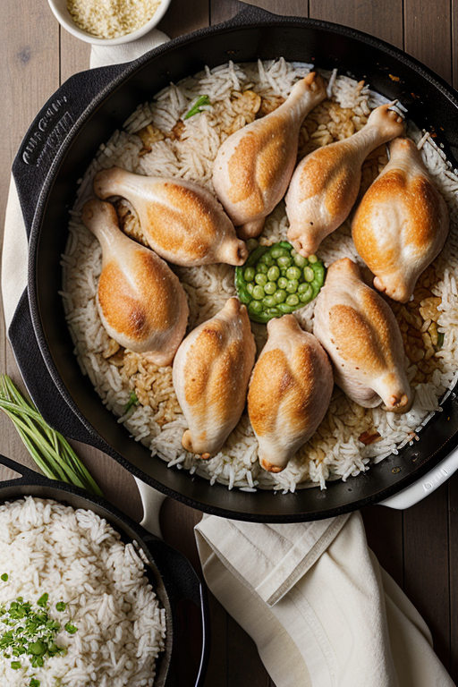 chicken and rice dutch oven