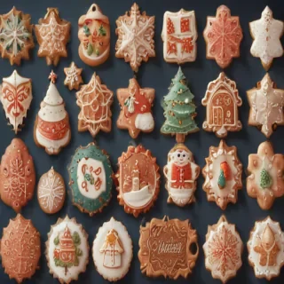 clip art christmas cookies