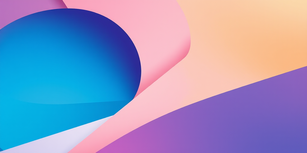 Create an abstract artwork featuring geometric shapes and smooth gradients in a harmonious color palette, captured with a Canon EOS R5 at f/8, ISO 100, 1/60s, in a wide-angle perspective for vibrant detail and clarity.
