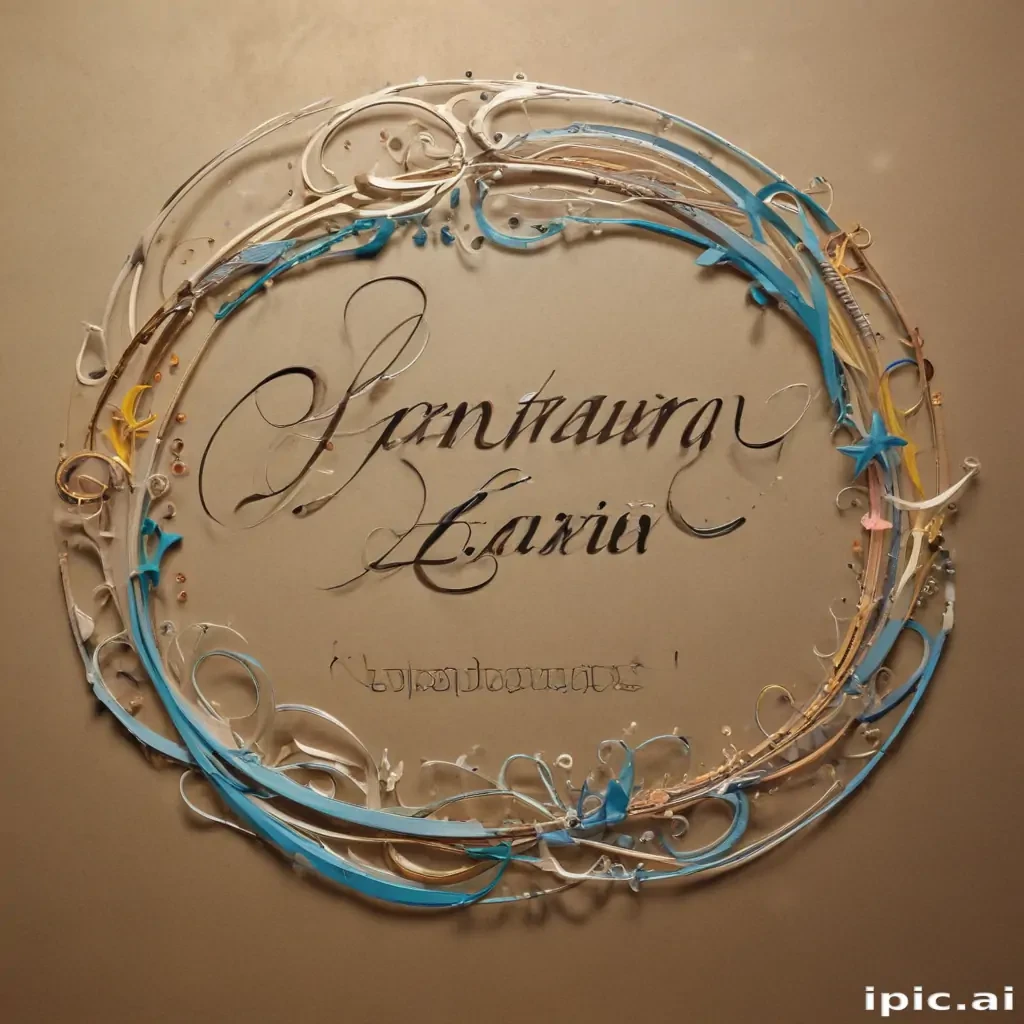 laura in cursive