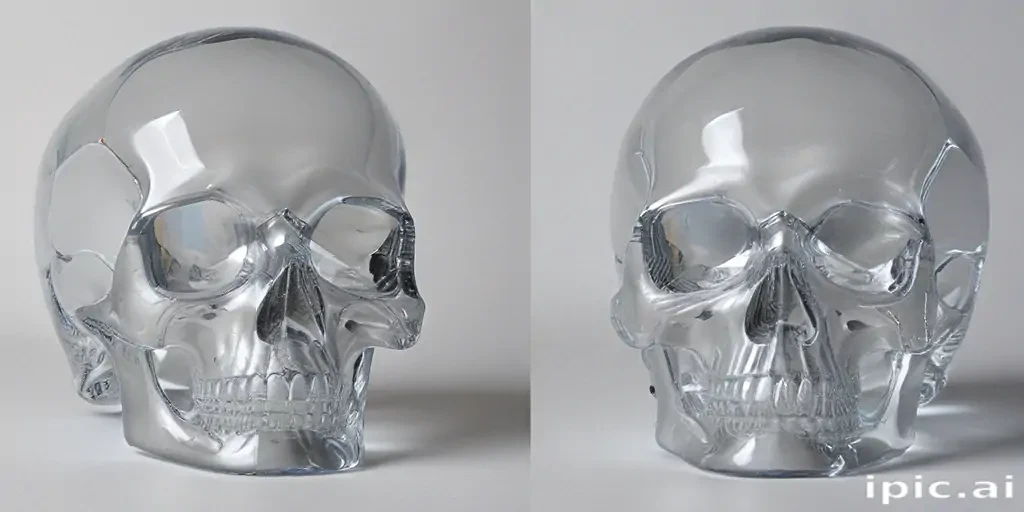 transparent skull