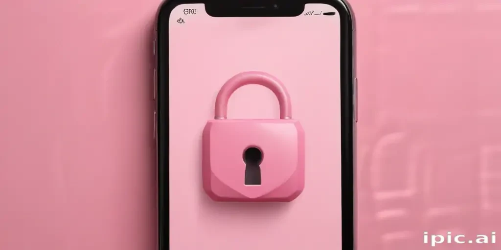 pink lock screen