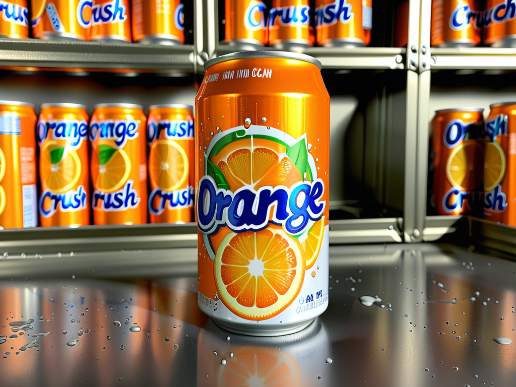 orange crush in a can