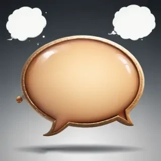 speech bubble clip art