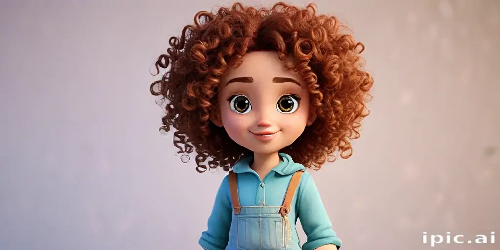 cartoon characters with curly hair