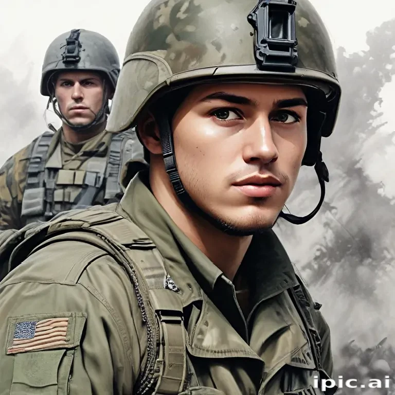 army drawing