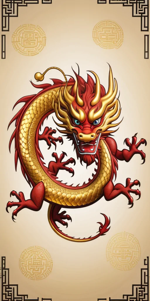 chinese dragon background