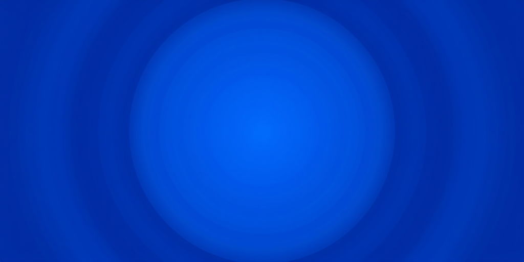 Create a deep blue radial gradient background with concentric circles fading towards the center, resembling a cosmic vortex, shot with a DSLR camera at f/8, ISO 100, 1/60s exposure, using a wide-angle lens to capture a wide perspective in high resolution.