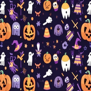 halloween background cute