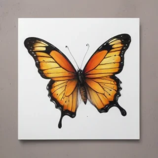 picture of a butterfly drawing
