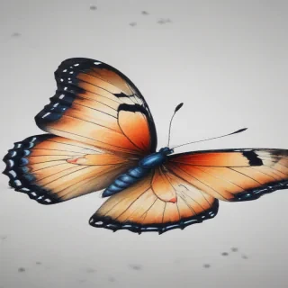 drawing butterflies