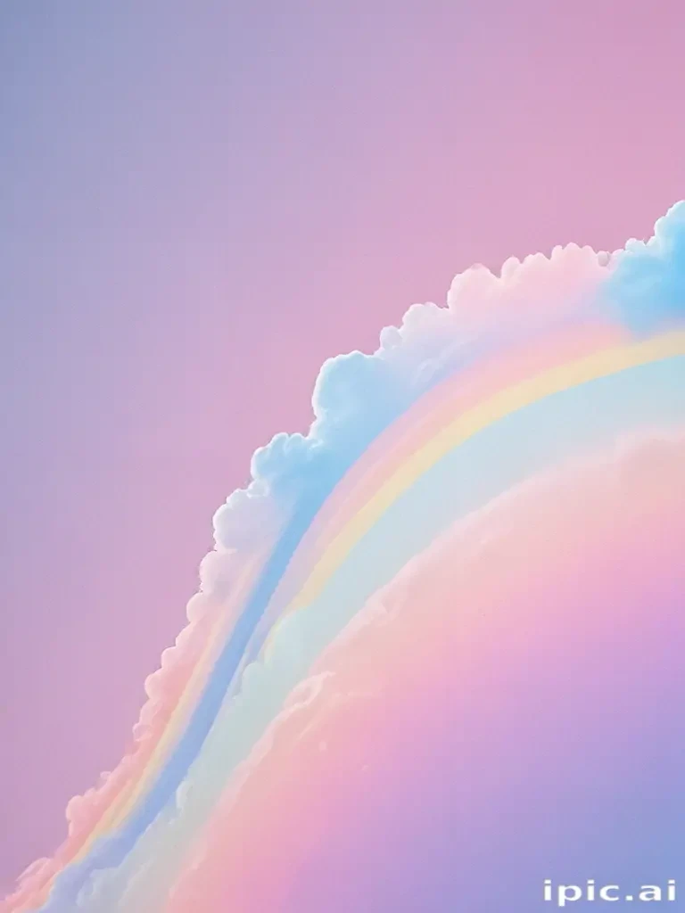 pastel rainbow aesthetic wallpaper