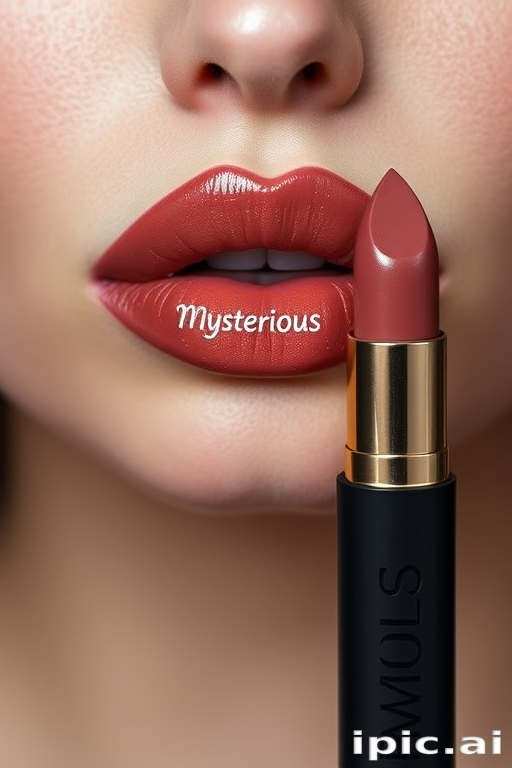 Mysterious "Smoky Quartz" lip liner and lipstick set offering a neutral, multi-tonal effect with subtle iridescence, perfect for creating depth and dimension in everyday looks