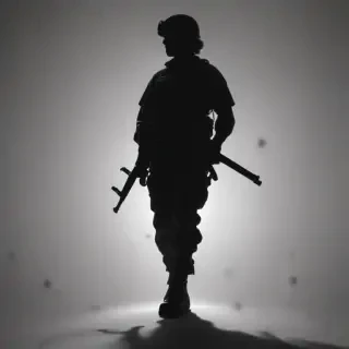 soldier silhouette png