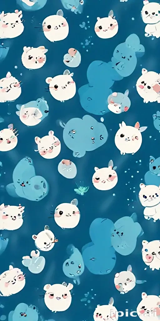 blue cute background