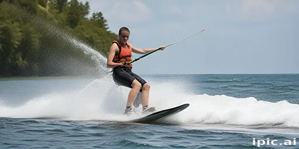 water skiing