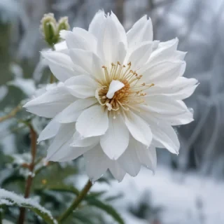 winter flower wallpaper background