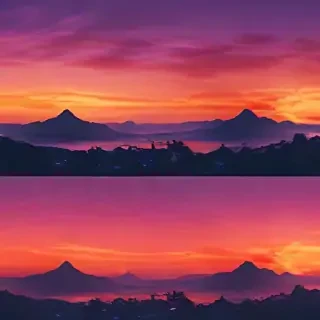 sunset aesthetic wallpaper