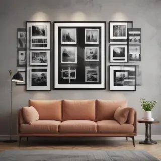 gallery wall mockup