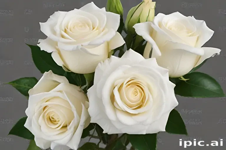 white roses png
