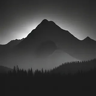 mountain silhouette