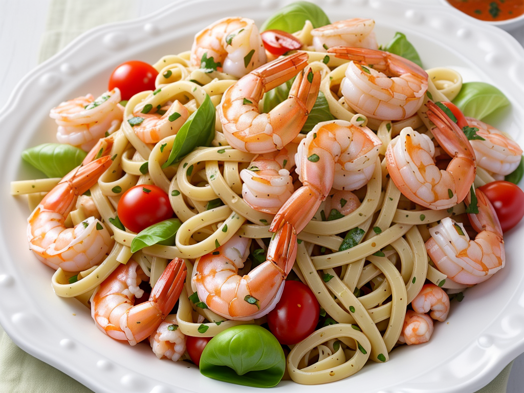 shrimp pasta salad italian dressing