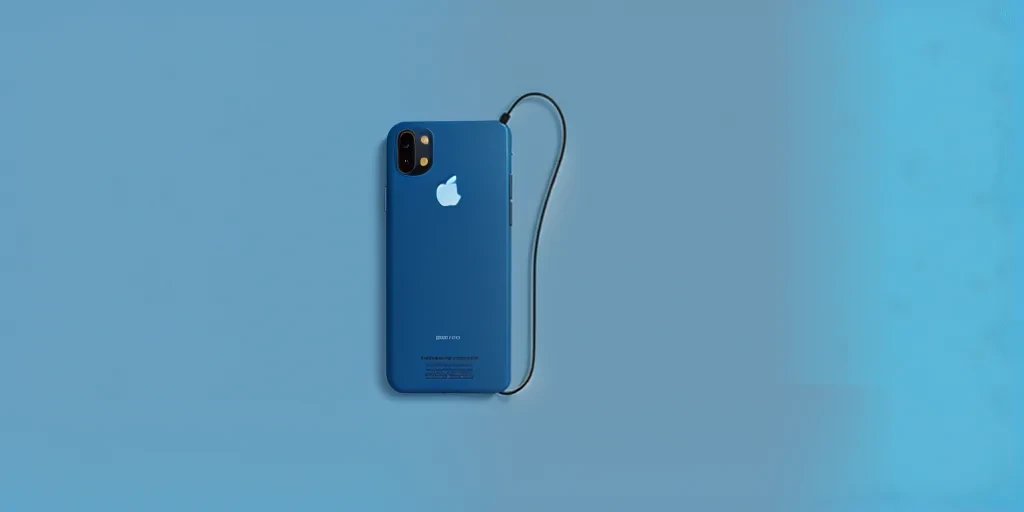 blue phone background