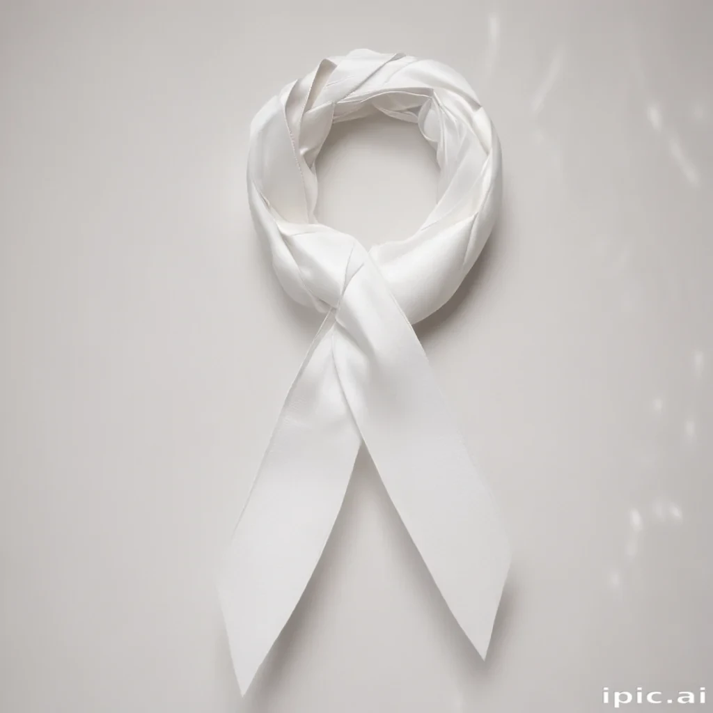 white ribbon png