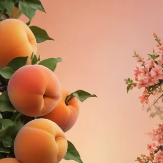 peach background aesthetic