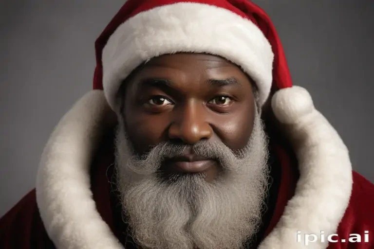 black santa png