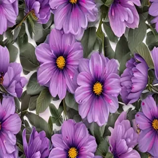 purple flowers png