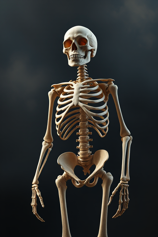 skeleton background