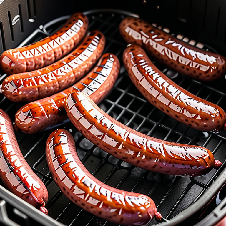 how long to cook smoked sausage in air fryer