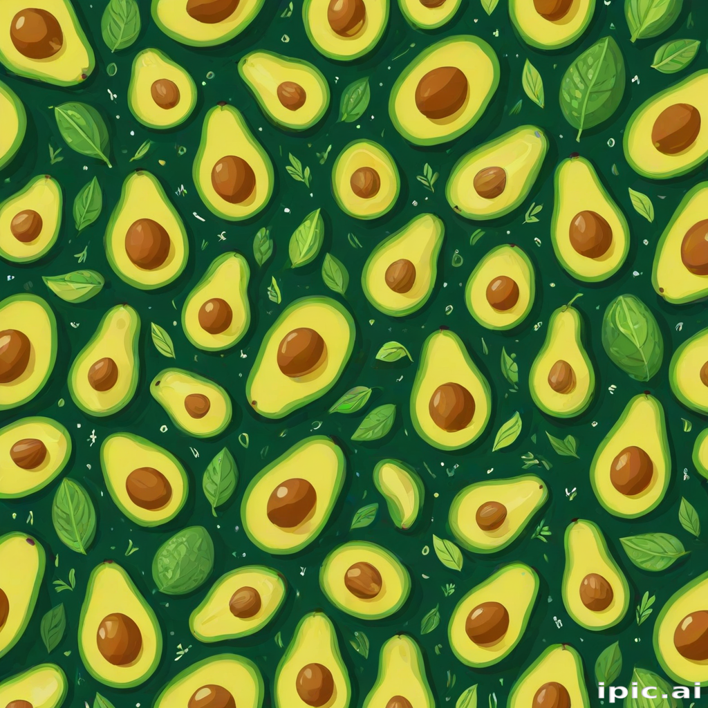 cute avocado wallpaper