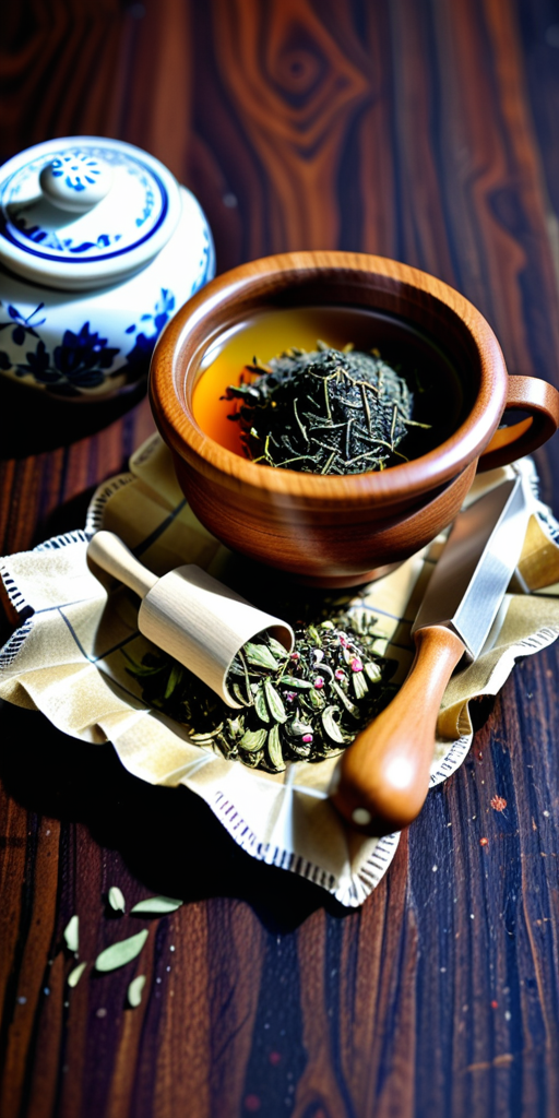 can you make tea sachets with mortle and pestle