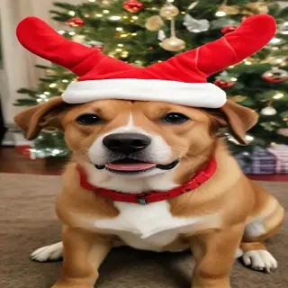 christmas dog pics