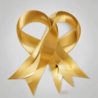 gold ribbon png