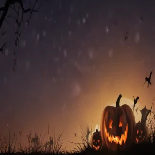 halloween border transparent