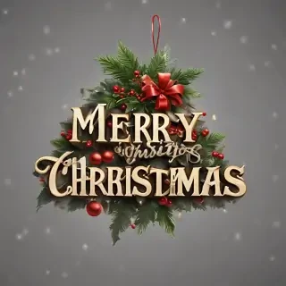 text merry christmas png