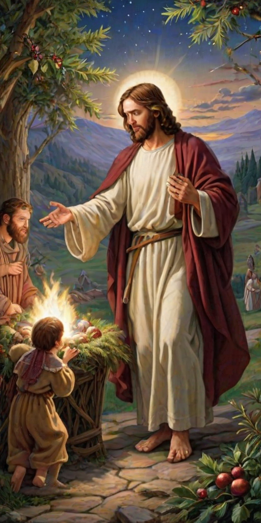 jesus at christmas images