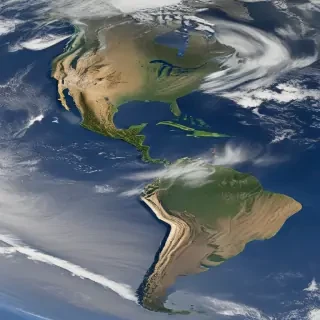 earth from space